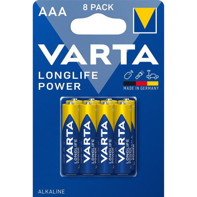 Varta -  Batterij longlife power 8x aaa | 10 stuks