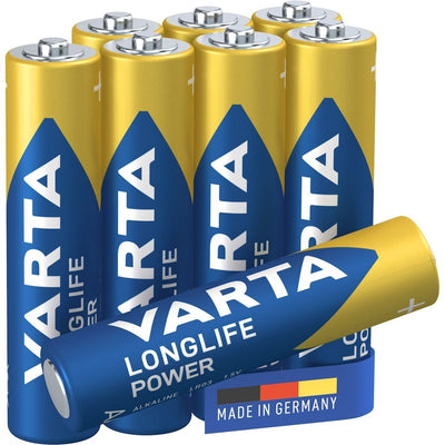 Varta -  Batterij longlife power 8x aaa | 10 stuks
