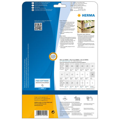 HERMA -  Etiket  power 10910 210x148mm wit 50st | 32 stuks