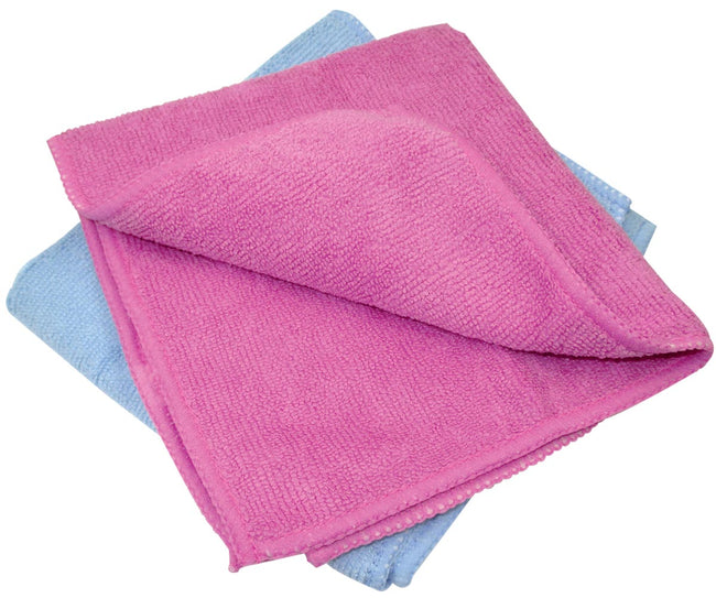 Aqualine -   universele microvezeldoek ft 31 x 33 cm, pak van 2 stuks