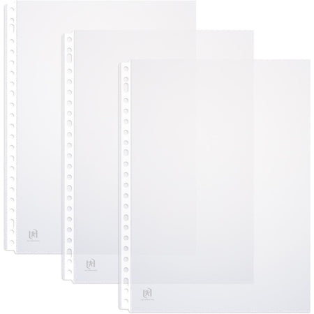 Oxford - show bag, A4, made of crystal clear PP, 23-hole perforation, 90 micron, box of 100 pieces