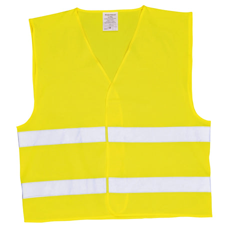 Leina -  Veiligheidsvest  met opdruk bhv geel