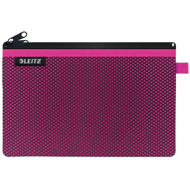 Leitz - Maleta de viaje WOW 150x6x230mm 2 compartimentos rosa