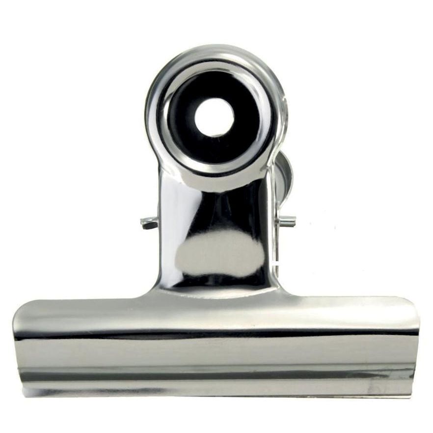 LPC - bulldog clip 38 mm, silver, box of 10 pieces