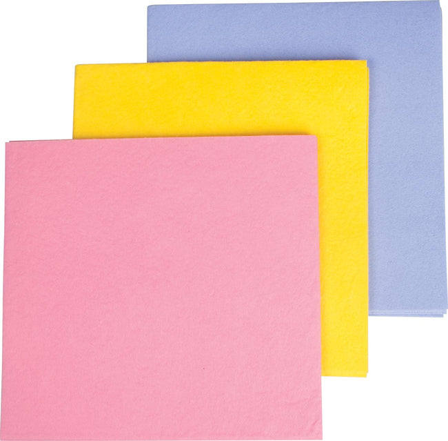 Vileda -  poetsdoek All Purpose, blauw, pak van 10 stuks (afbeelding 2)
