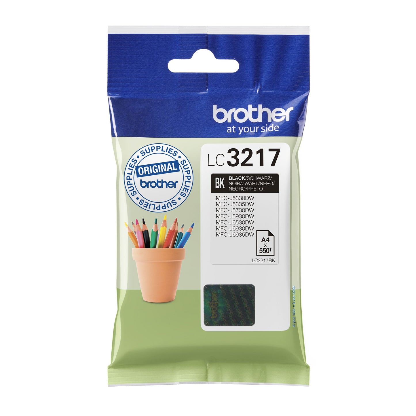Brother -  Inktcartridge LC-3217BK zwart