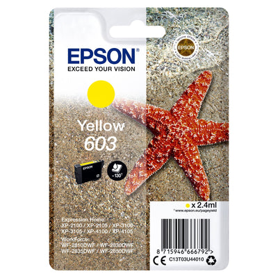 Epson -  Singlepack Yellow 603 Ink