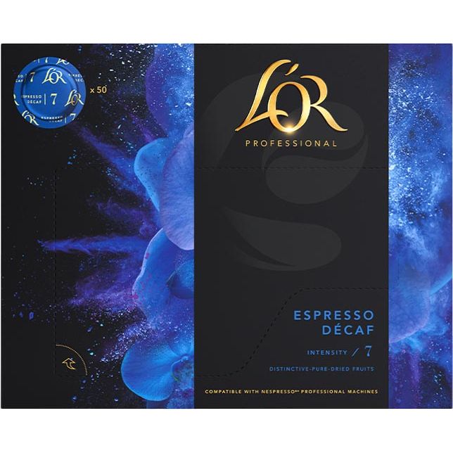 Douwe Egberts - Professionelle Discs Intensität 7, Espresso Décaf, Pak von 50 Discs