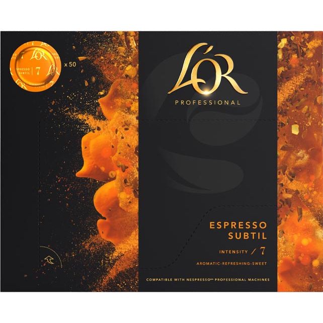 Douwe Egberts - Intensité des disques professionnels 7, Espresso Subtil, Pak de 50 disques