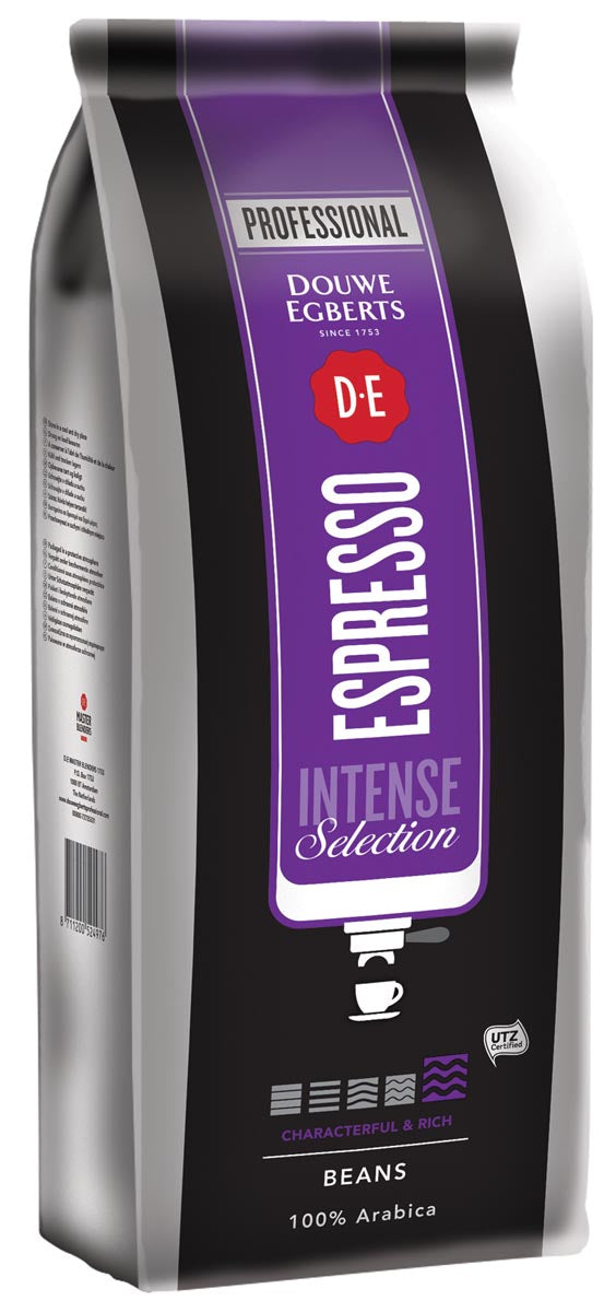 Douwe Egberts -  koffiebonen, espresso Intense, pak van 1 kg