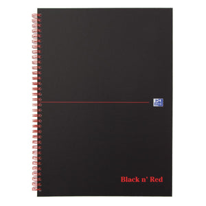 Oxford - Notizbuch Black n' Red A4 70v Diamant 5mm