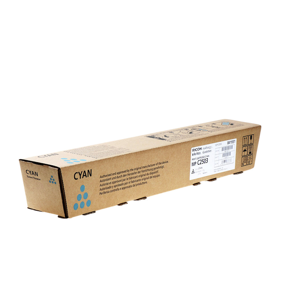 Ricoh -  841928 tonercartridge 1 stuk(s) Origineel Cyaan