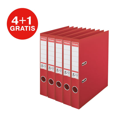 Esselte -  Ordner  no 1 power pp 50 mm rood 5st