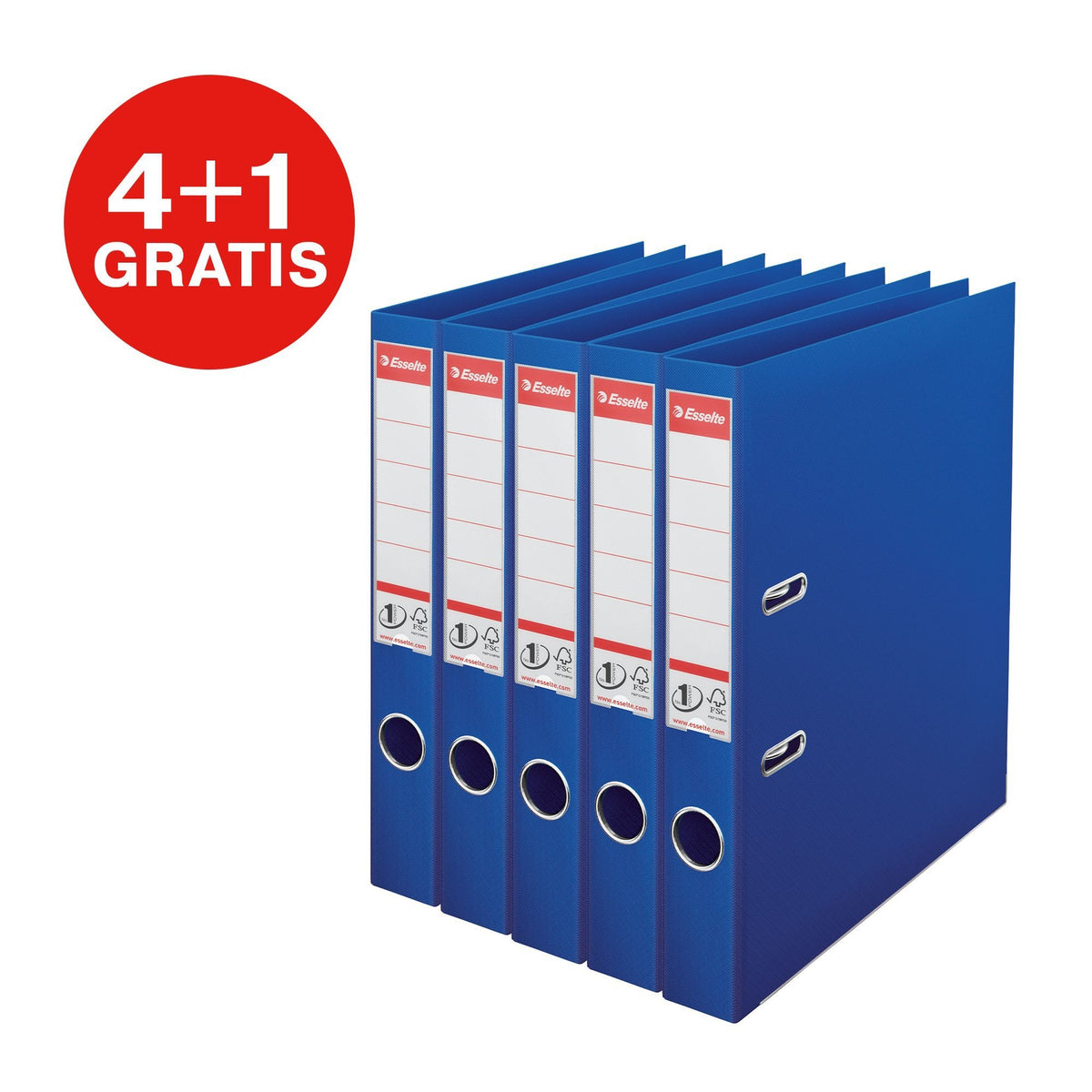 Esselte -  Ordner  no1 power pp 50mm blauw 5st