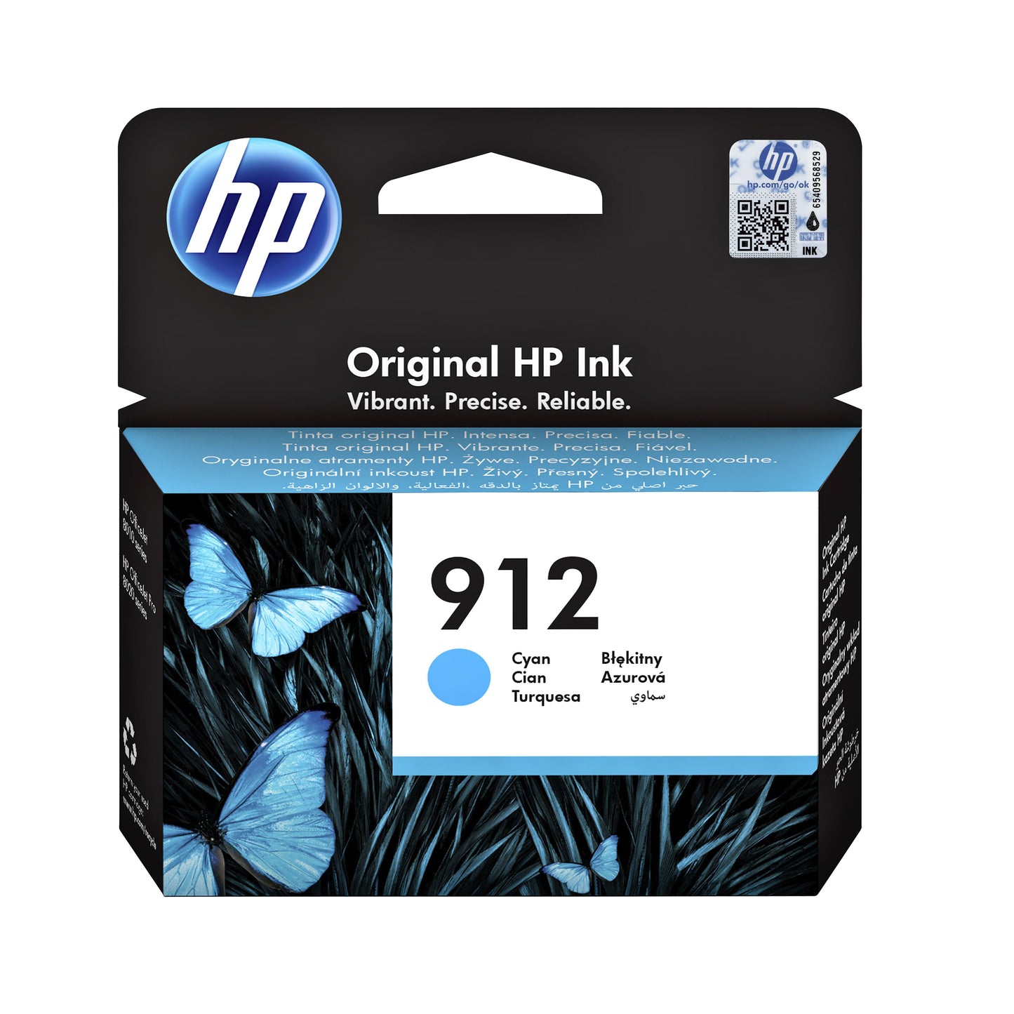 HP - Cartuccia d'inchiostro 3yl77ae 912 blu
