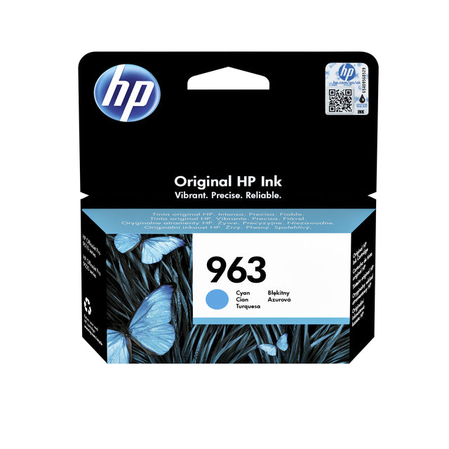 HP - Inktcartridge 3JA23AE 963 blauw