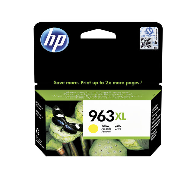 HP - INKCARTRIDGE HP 3JA29AE 963XL Jaune | 1 pièce