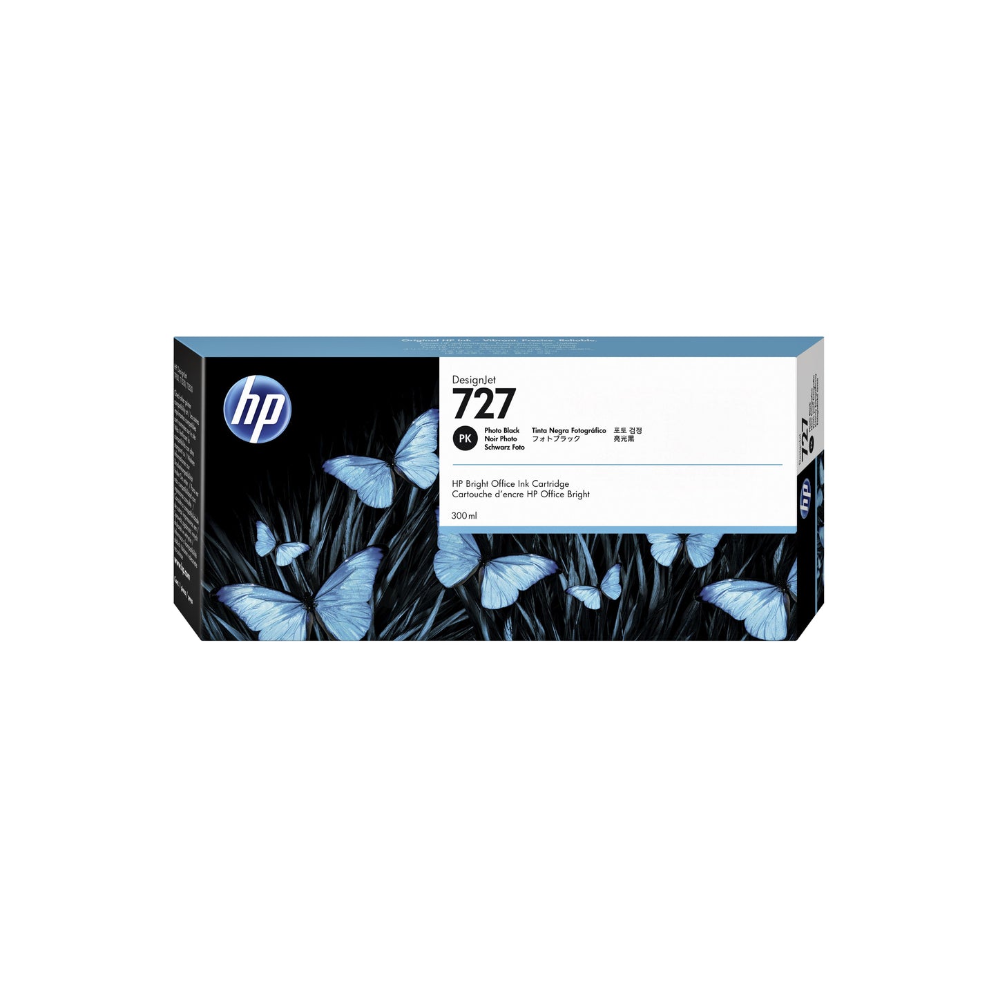 HP - Cartouche d'encre f9j79a 727 photo noire