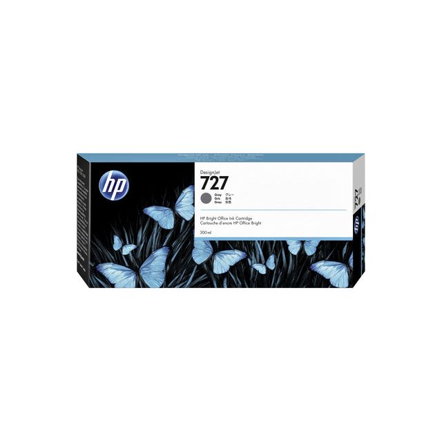 HP - Inktcartridge F9J80A 727 300ml grijs