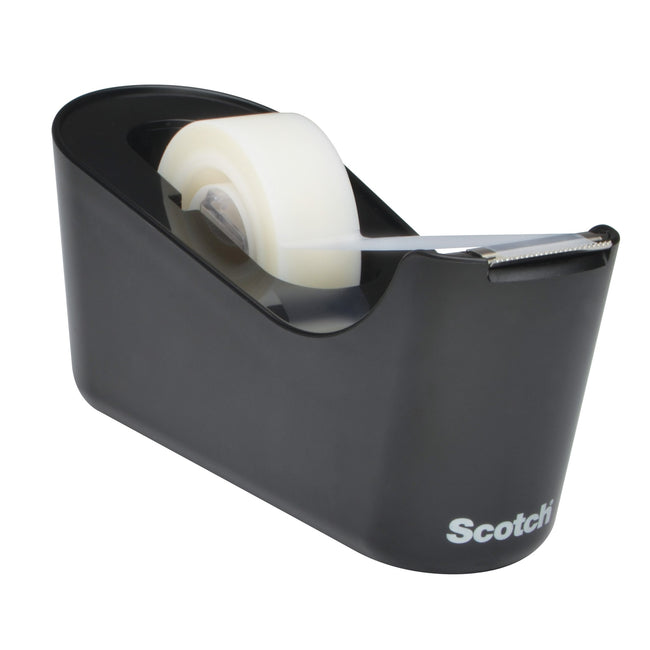 Scotch -  Plakbandhouder c18 zwart + 1rol e