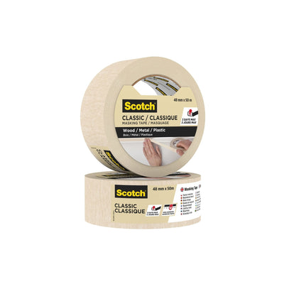 Scotch -  Afplake classic 48mmx50m beige | 12 stuks