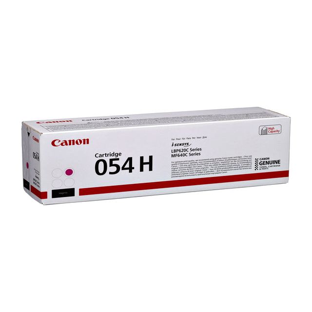 Canon - toner 054 H, 2.300 pagina's, OEM 3026C002, magenta