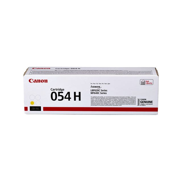 Canon - Toner 054 H, 2 300 pages, OEM 3025C002, GEEL