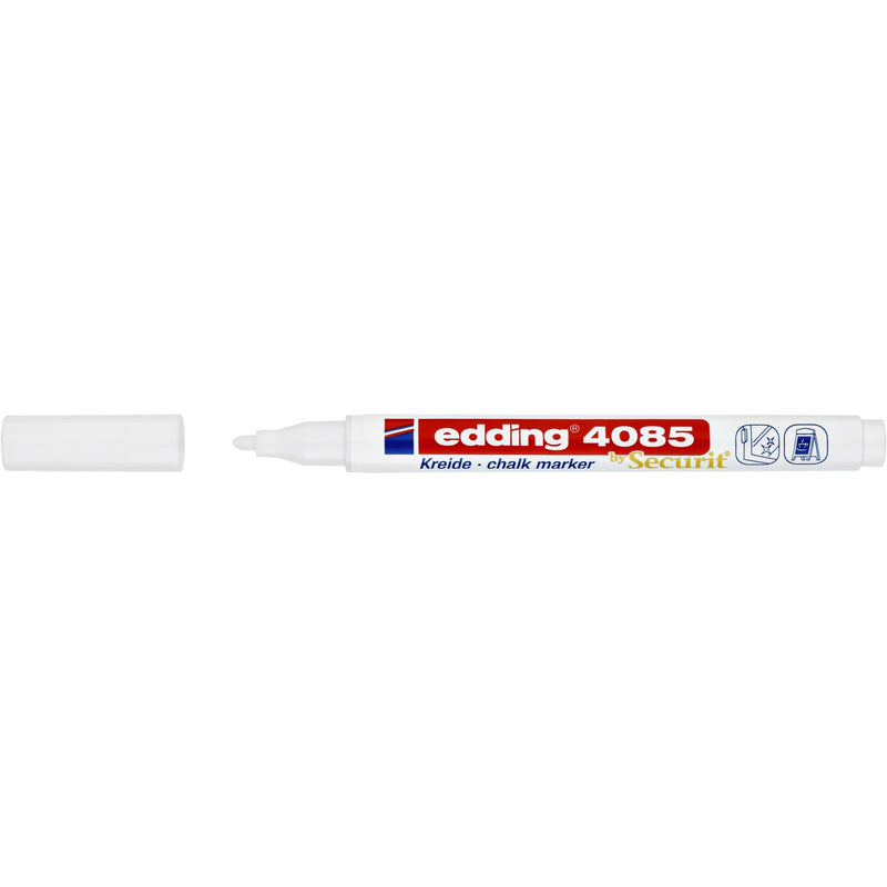 Edding -  Krijtstift  4085 rond 1-2mm wit | 10 stuks