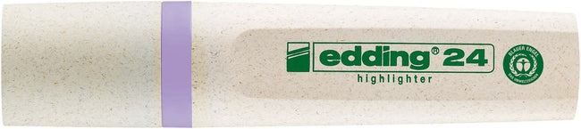 Edding EcoLine -  Markeerstift edding 24 eco 2-5mm pastel violet | 10 stuks