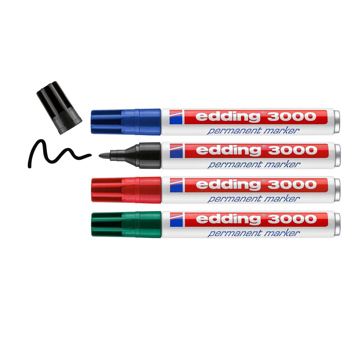 Edding -  Viltstift  3000 creatief rond 1.5-3mm ass