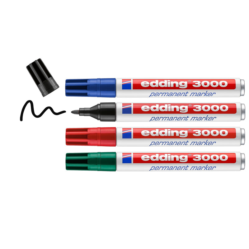 Edding -  Viltstift  3000 creatief rond 1.5-3mm ass