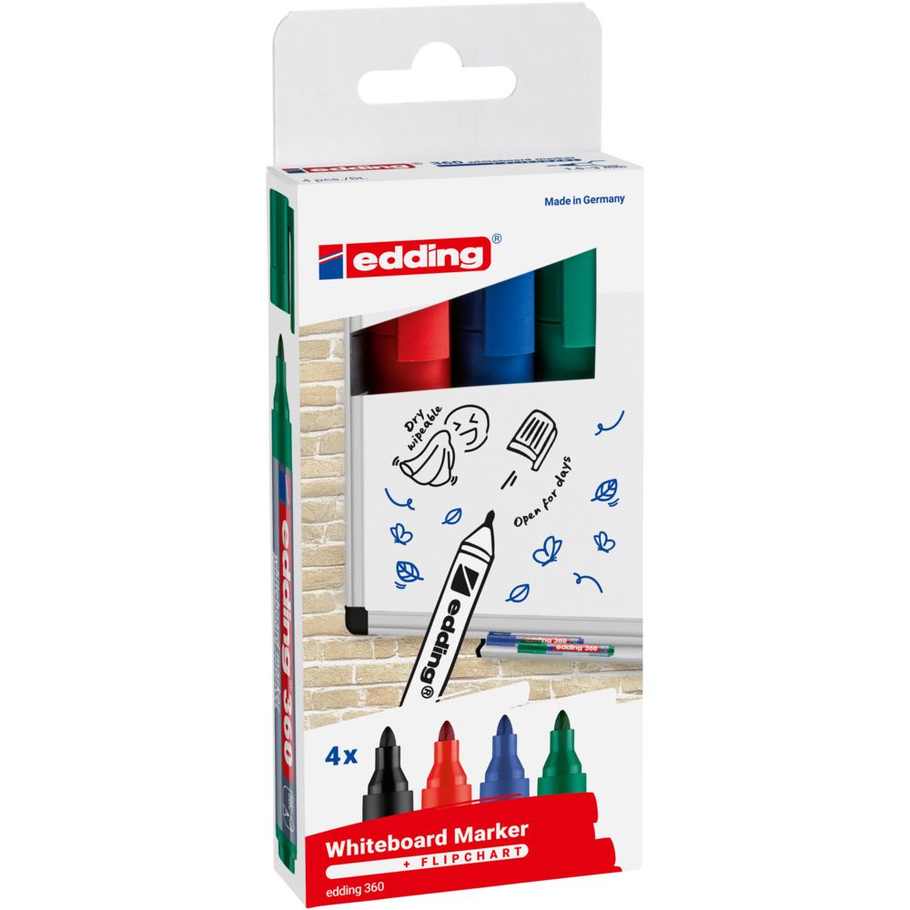 Edding -  Whiteboardmarker  360 rond 1.5-3mm ass