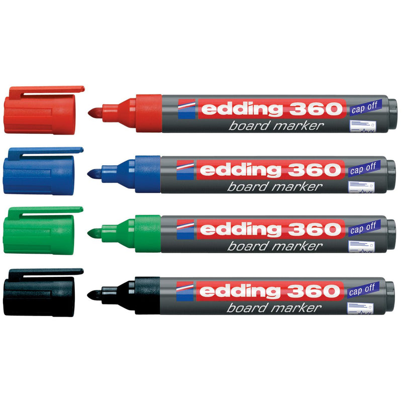 Edding -  Whiteboardmarker  360 rond 1.5-3mm ass