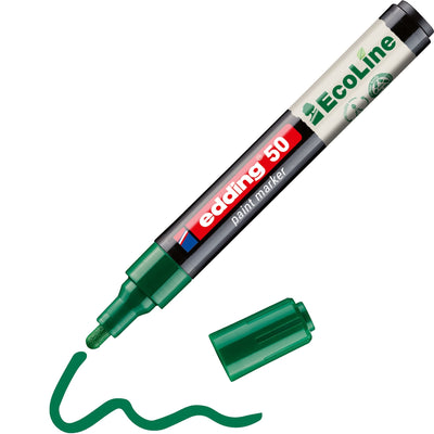 Edding EcoLine -  Paintmarker edding 50 eco waterbasis 2-3mm groen | 10 stuks
