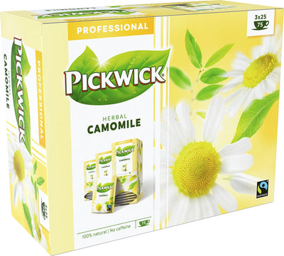 Pickwick -  thee, kamille , fairtrade, pak van 25 zakjes