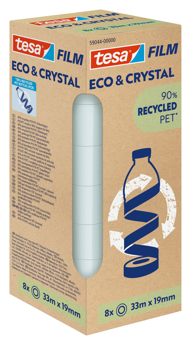Tesa -  Plakband eco crystal 59044 19mmx33m tr