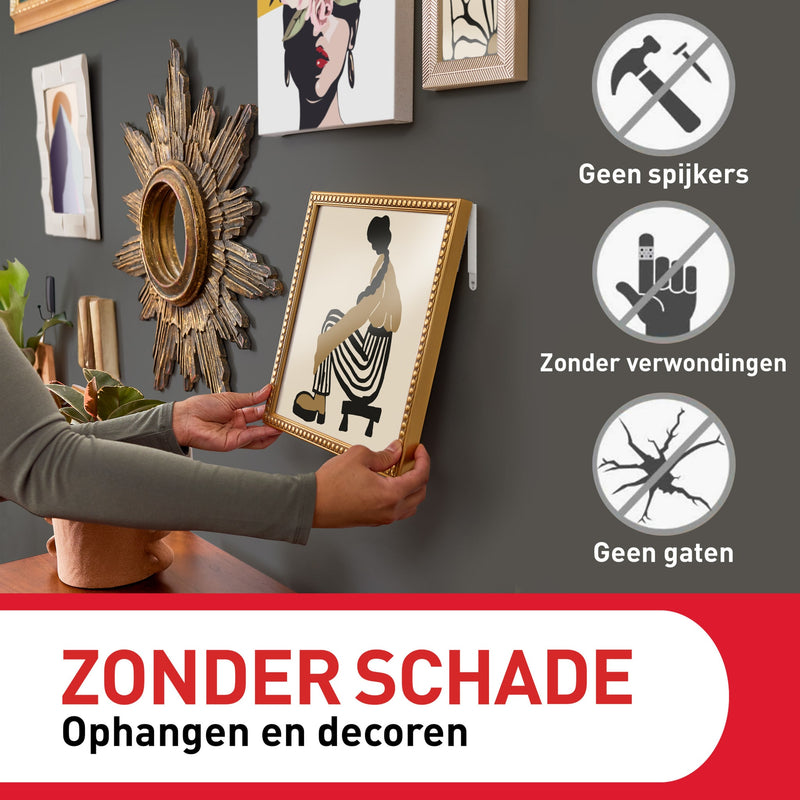 Command -  Bevestigingsstrip  middel klikvast 5.4kg wt | 12 stuks