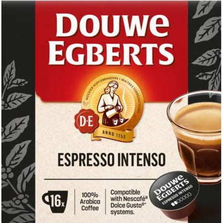 Douwe Egberts -  koffiecapsules Espresso Intenso, pak van 16 stuks