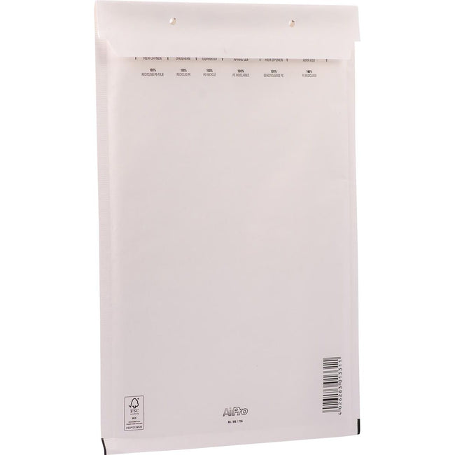 Airpro - Enveloppes à bulles pour bang C16, pi 220 x 340 mm avec fermeture à bande, blanc, paquet de 10