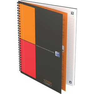 Oxford -  INTERNATIONAL notebook, 160 bladzijden, ft B5, geruit 5 mm