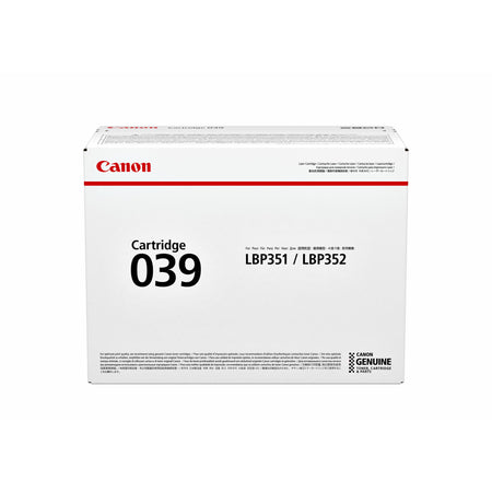 Canon - Cartucho de tóner 039 negro