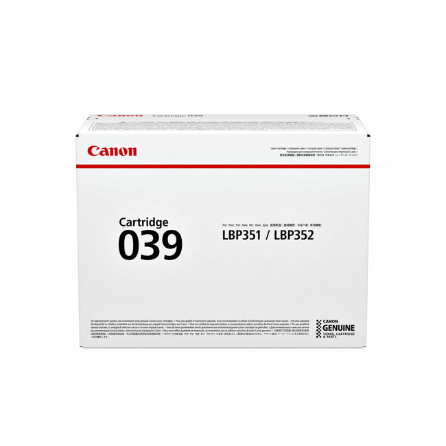 Canon -  039 tonercartridge 1 stuk(s) Origineel Zwart