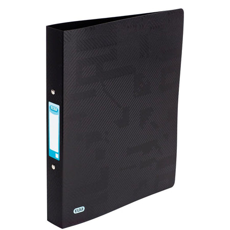 Elba - Ring binder OXFORD Urban A4 spine 40mm 2 rings o-mech Ø 30mm opaque black