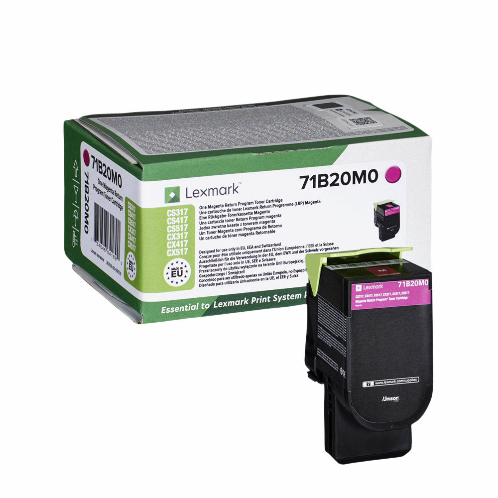 Lexmark - Cartouche toner 71b20m0 rouge