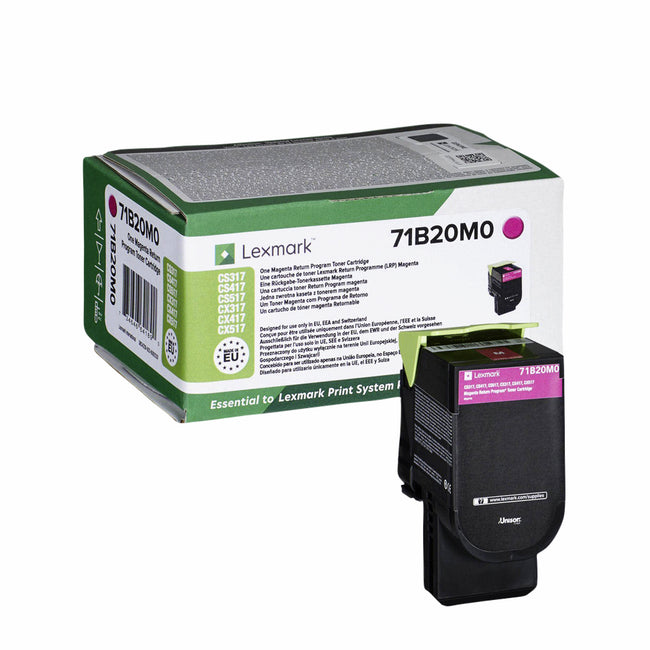 Lexmark - Cartucho de tóner 71b20m0 rojo