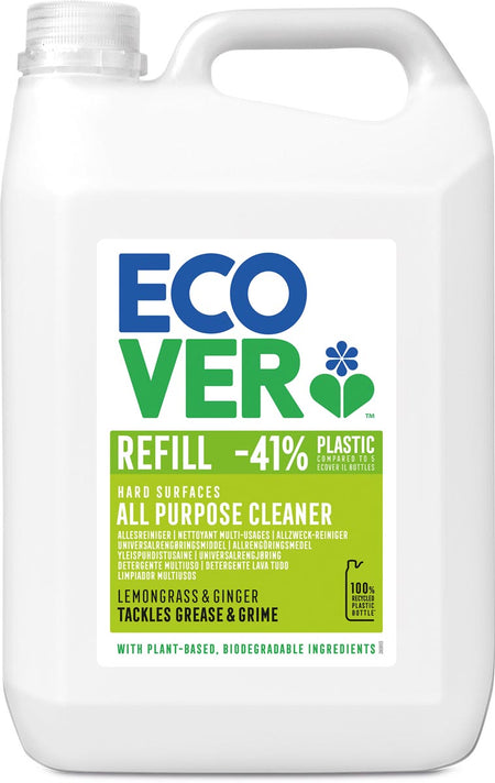 Ecover - Limpiador multiusos limoncillo jengibre recambio botella 5L