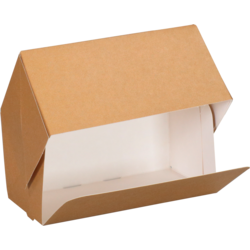 Klika - Pack Box | Cardboard | 18x10x9cm | sans fenêtre Brun | 100 pieces