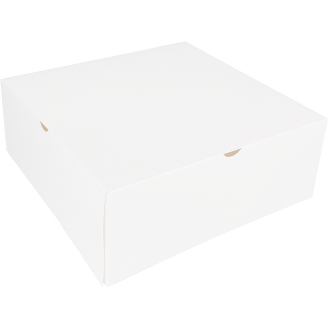 Klika - Pack Box | Cardboard | 26x26x10cm | sans fenêtre Blanc | 100 pieces