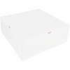 Klika - Caja pastelera | cartón | 26x26x10cm | sin ventana | blanco | 100 piezas