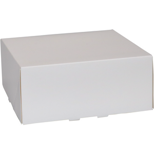 Klika -  Gebaksdoos | karton | 21x21x9cm | wit | 150 stuks